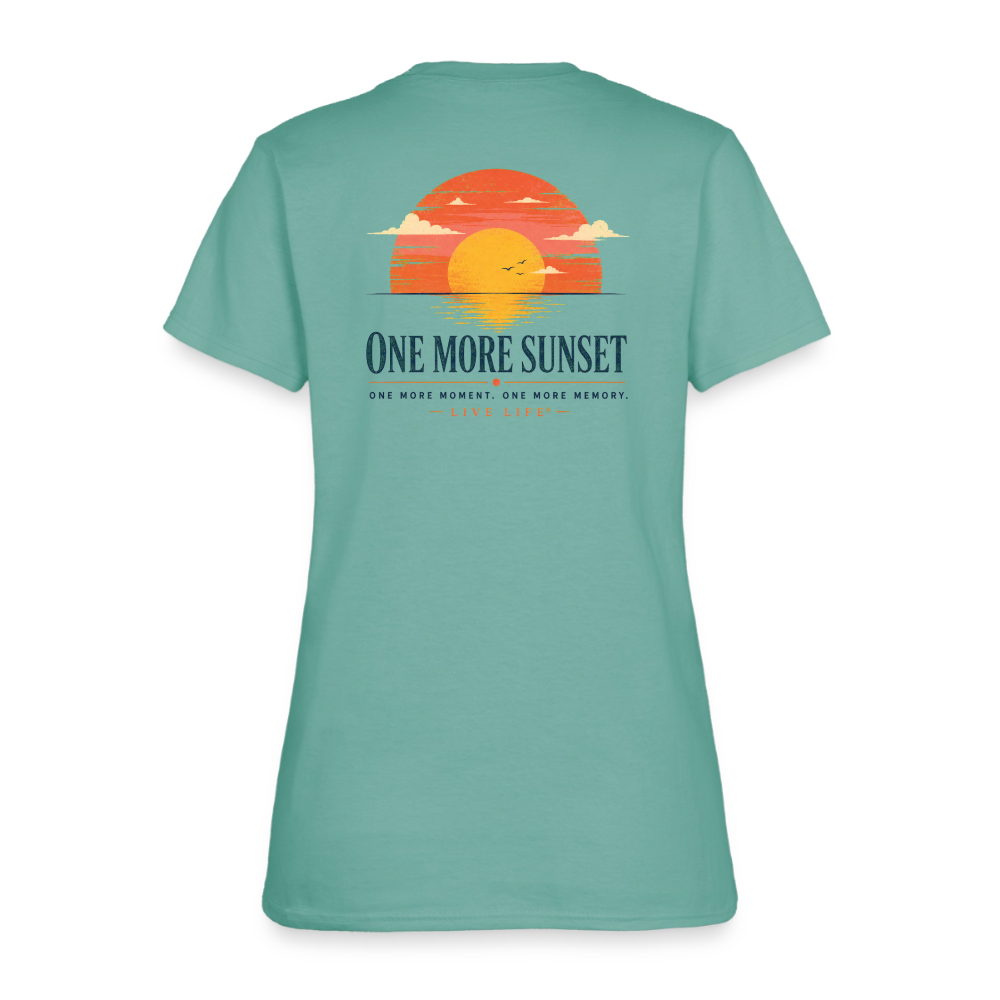 One More Sunset Women's T-shirt - aquatic
