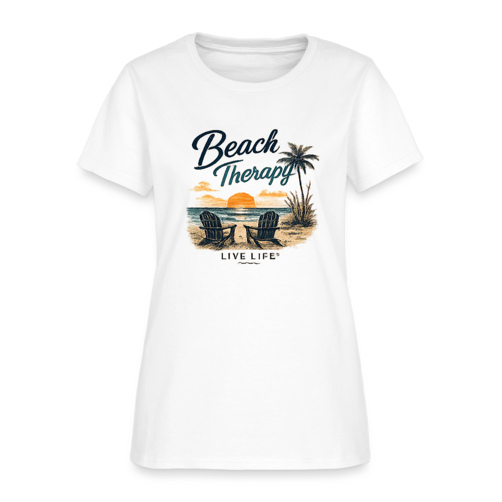 Beach Therapy women's T-shirt - white