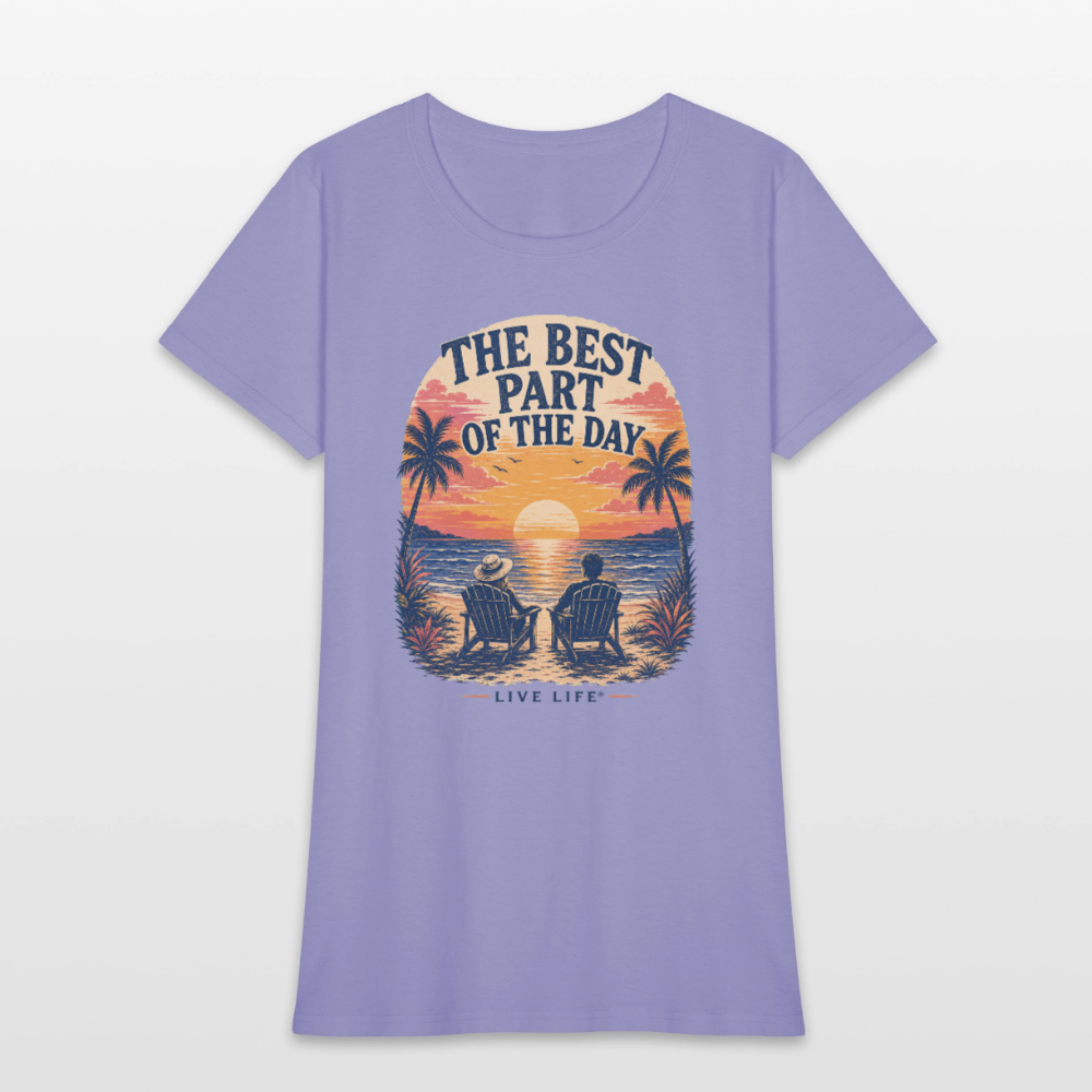The best part of my Day!  Women's T-shirt - lavender
