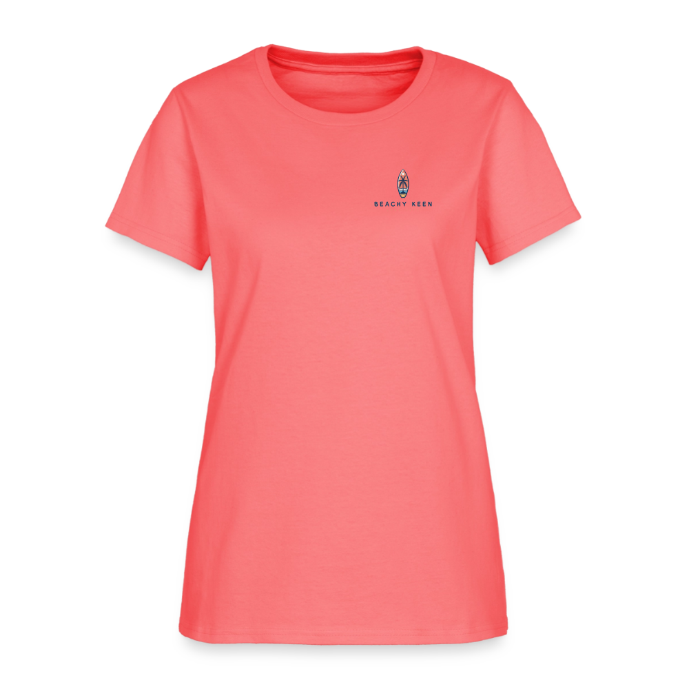 Beachy Keen Hoodie - coral