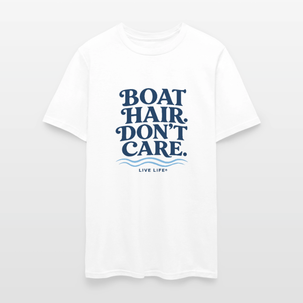 Boat Hair Don't Care - white