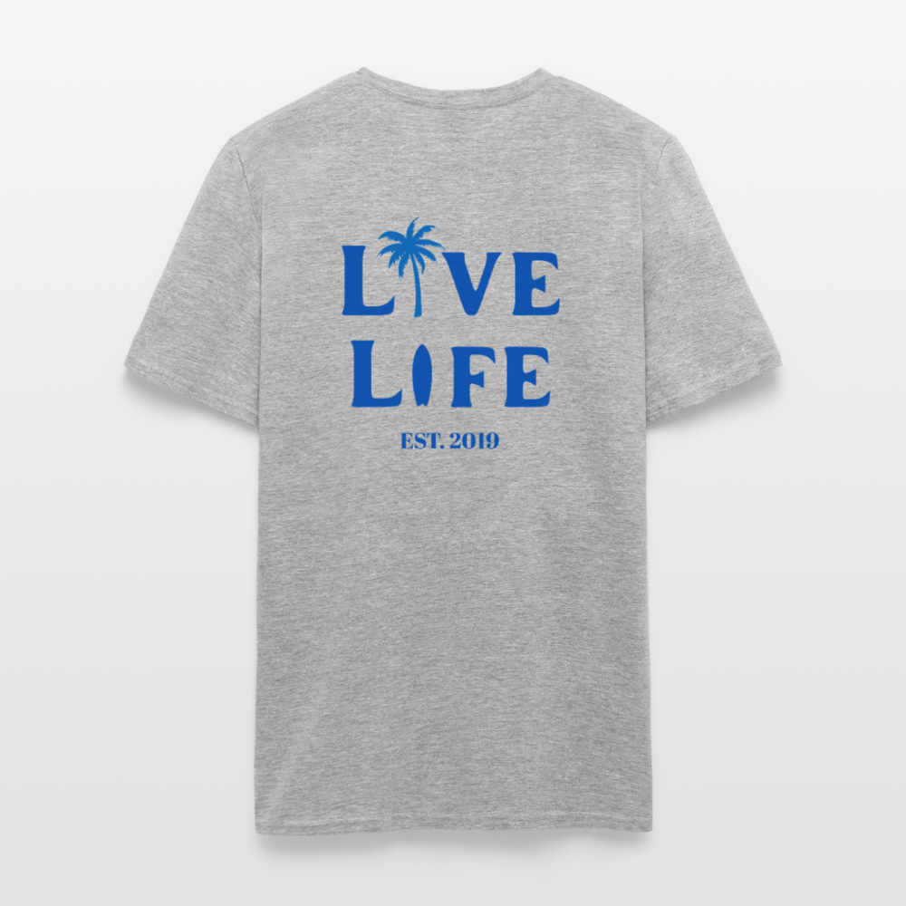 Live Life Coastal T-Shirt | - heather gray