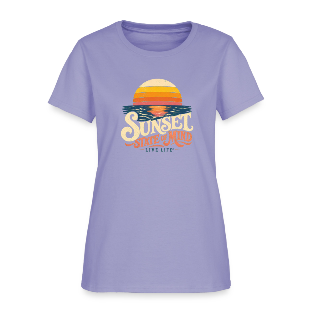 Sunset State of Mind Women's T-shirt - lavender