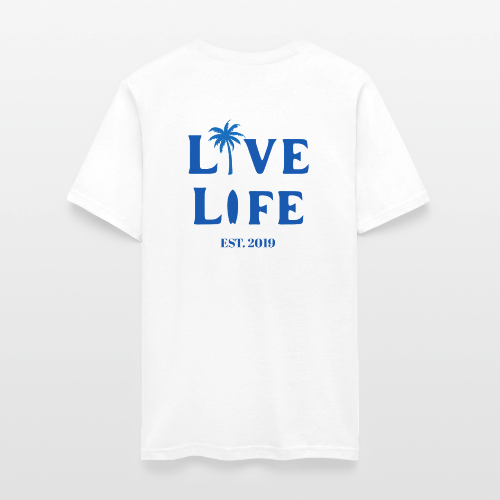 Live Life Coastal T-Shirt | - white
