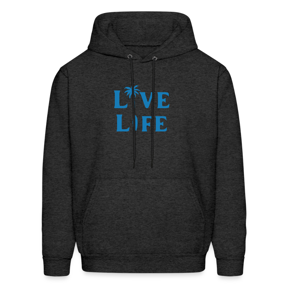 Live Life Unisex Hoodie - charcoal grey