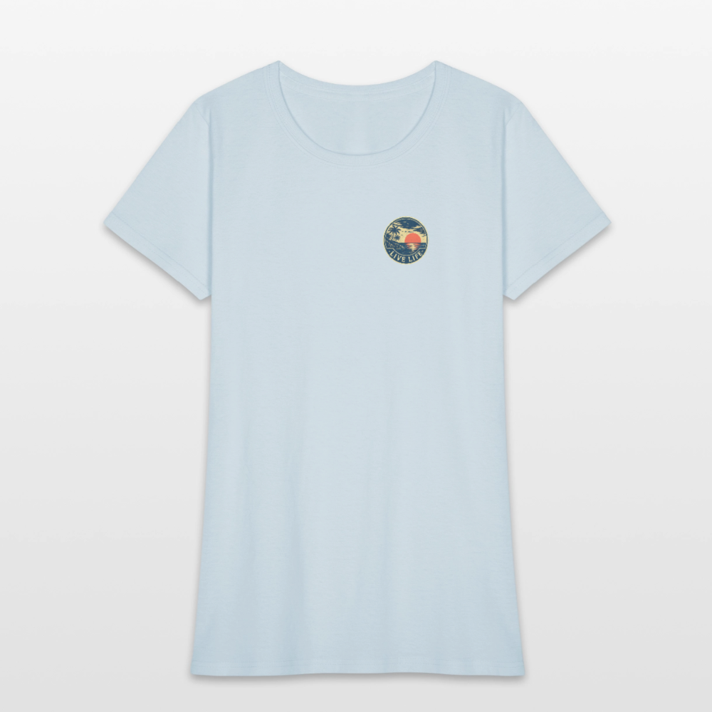 Shoes Off - Life On! Women's T-shirt - light blue