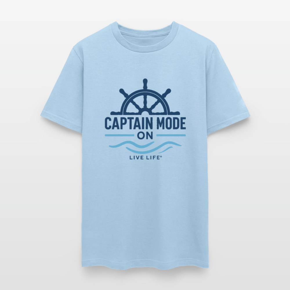 Captain Mode on  Men's T-Shirt | - powder blue
