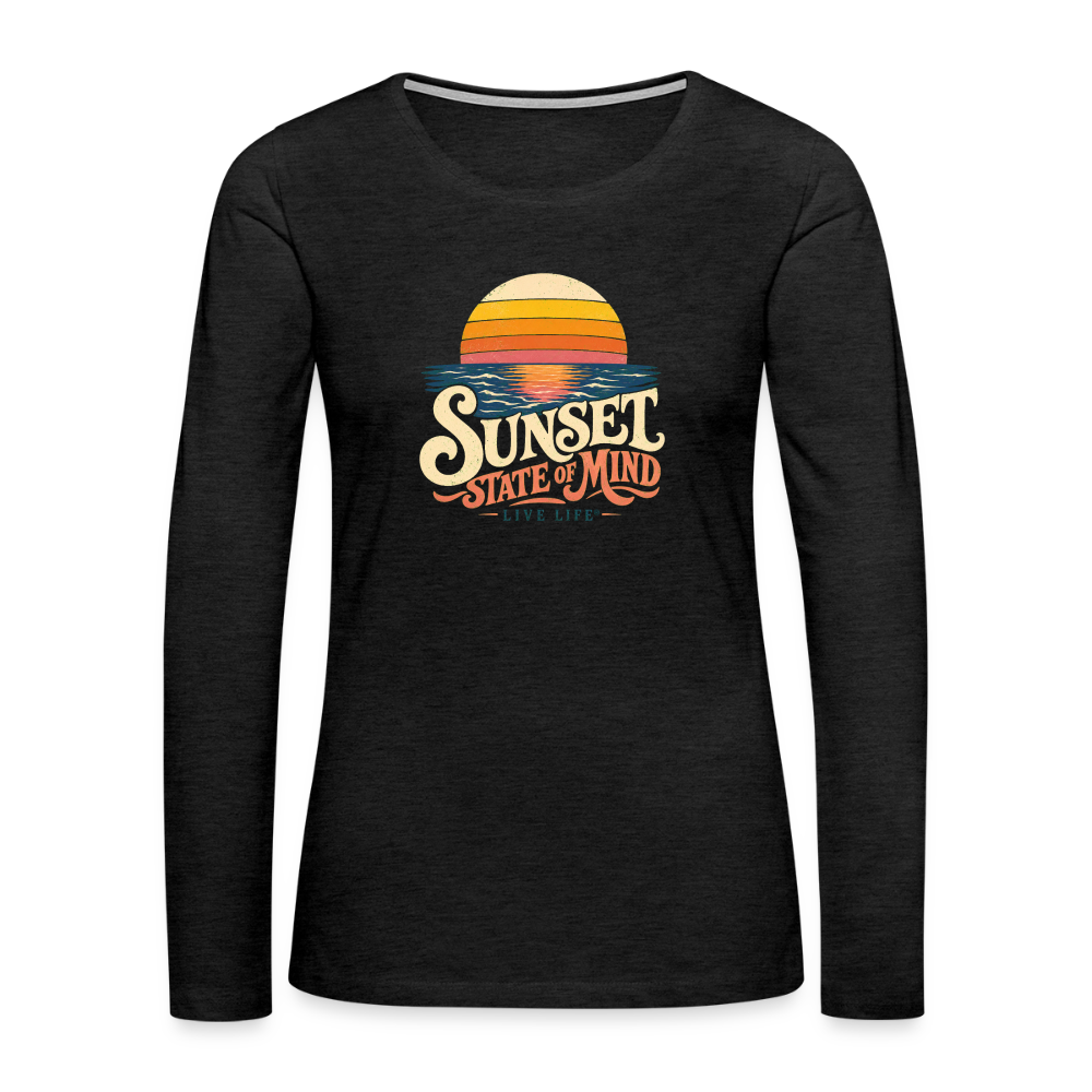 Sunset State of Mind Women's T-shirt - charcoal grey