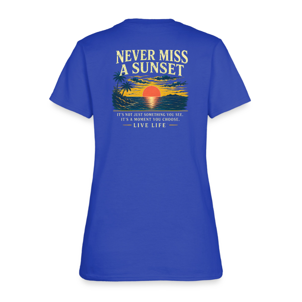 Sunset State of Mind Women's T-shirt - royal blue
