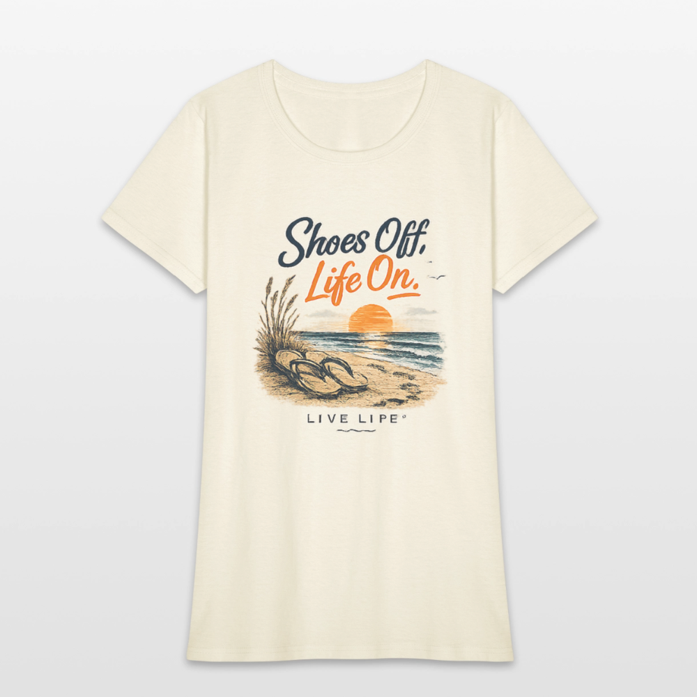 Shoes Off - Life On! Women's T-shirt - off white