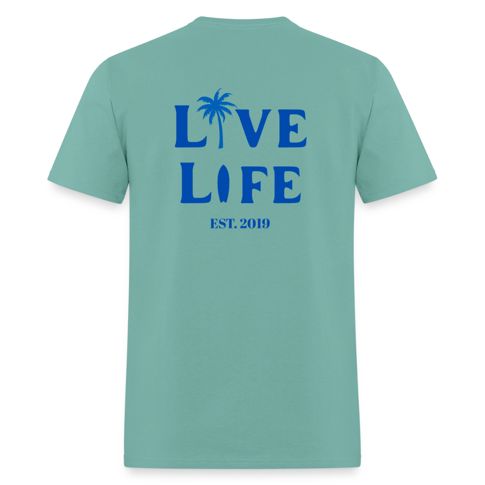 Live Life Coastal T-Shirt | - aquatic