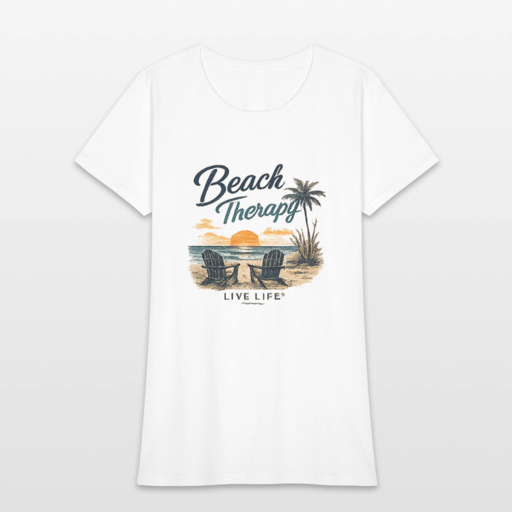 Beach Therapy women's T-shirt - white