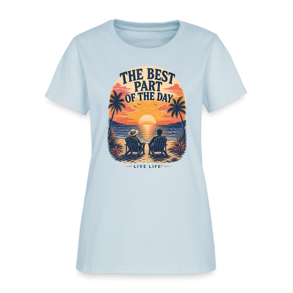 The best part of my Day!  Women's T-shirt - light blue