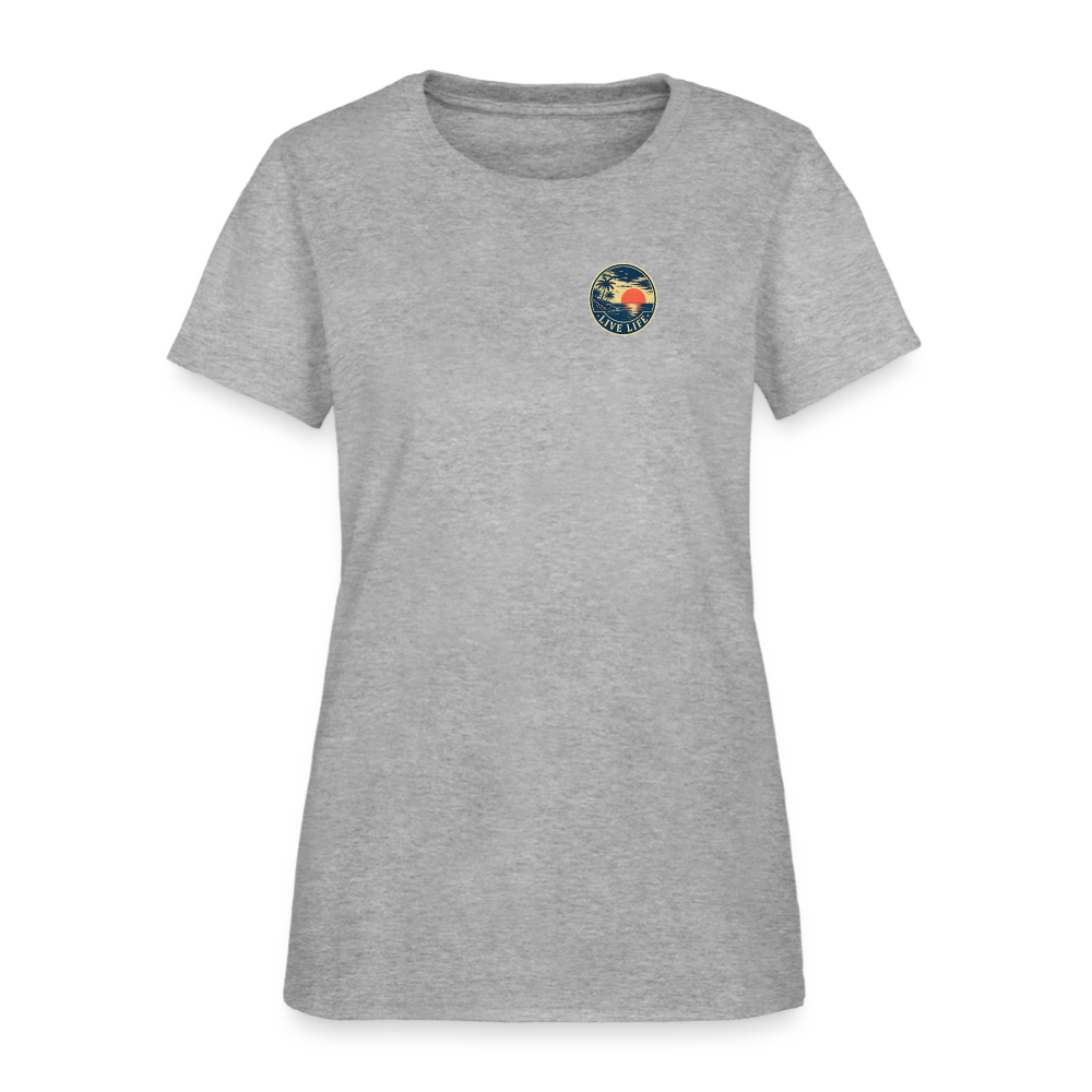 Shoes Off - Life On! Women's T-shirt - heather gray