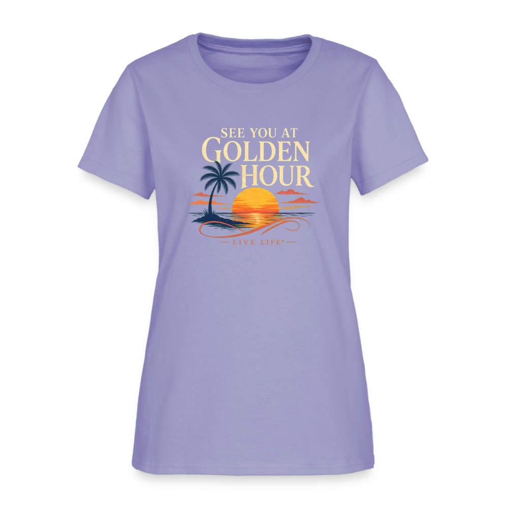 See you at Golden Hour T-shirt - lavender