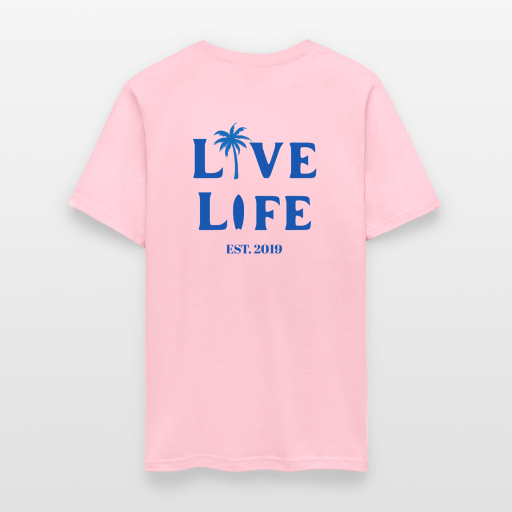 Live Life Coastal T-Shirt | - pink