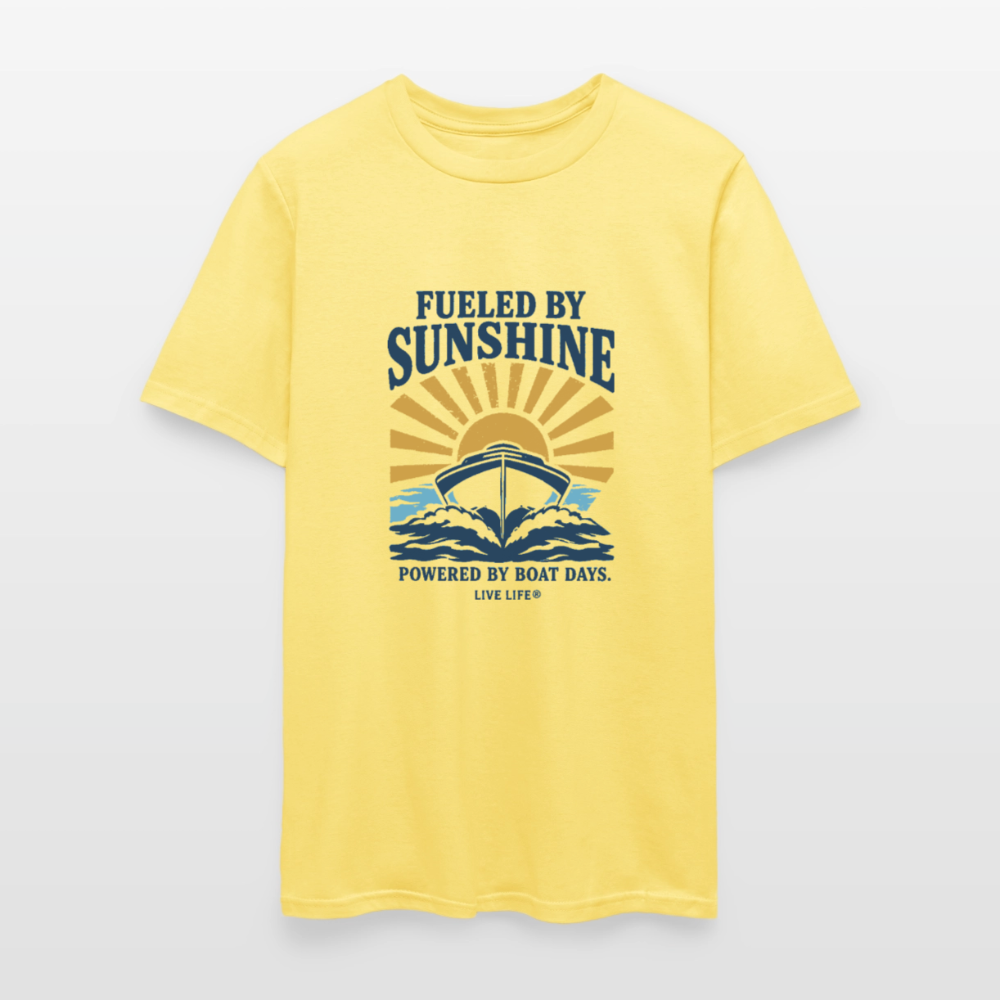 Boat Days. Best Days. - cornsilk