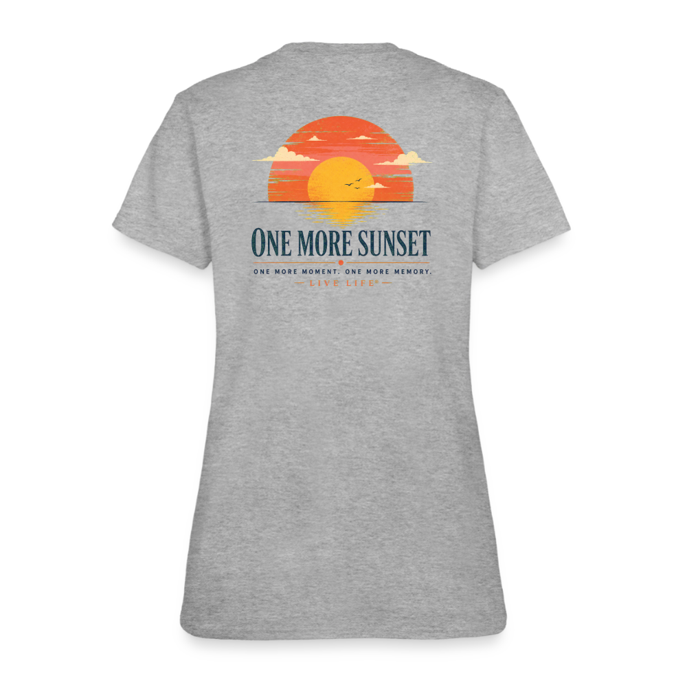 One More Sunset Women's T-shirt - heather gray