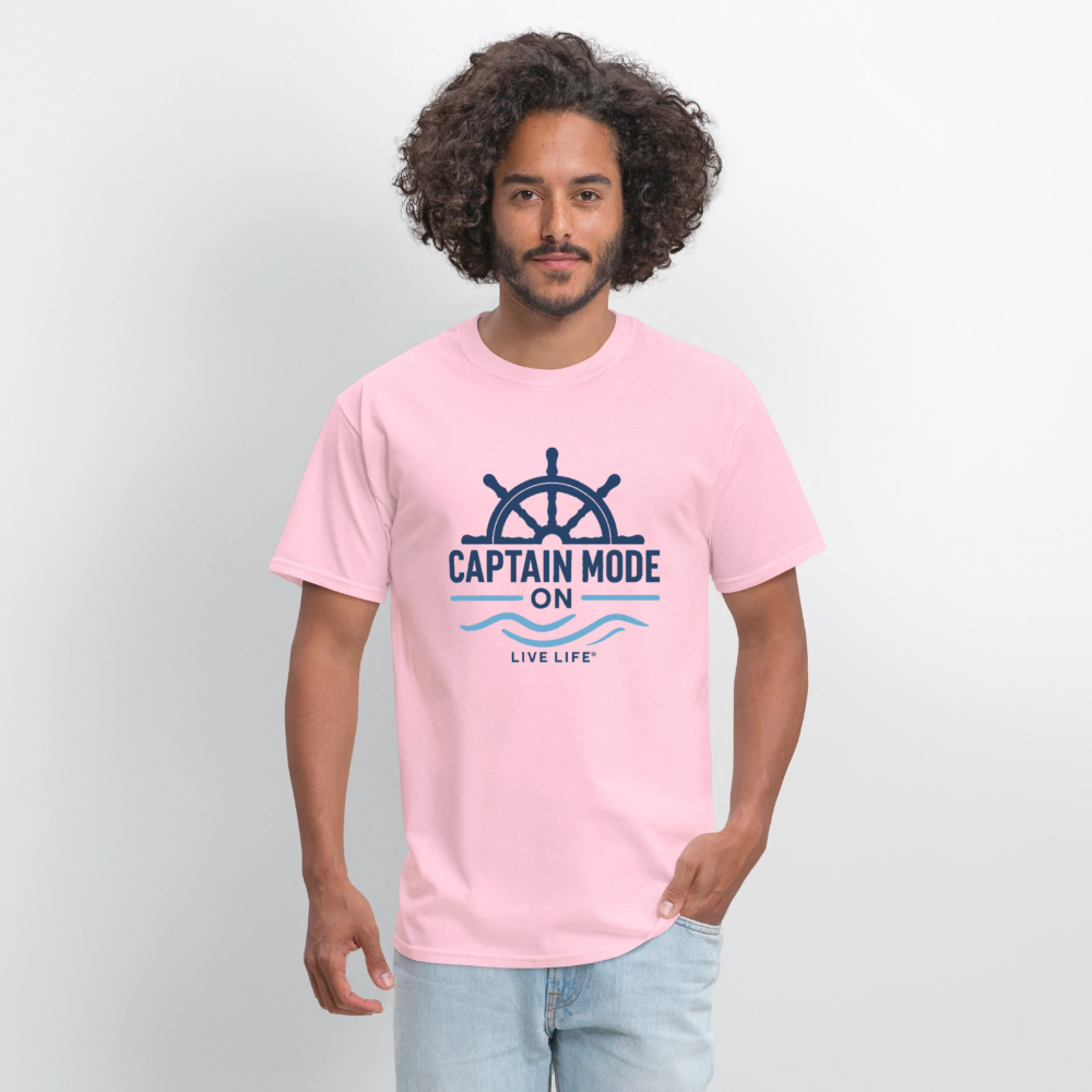 Captain Mode on  Men's T-Shirt | - pink