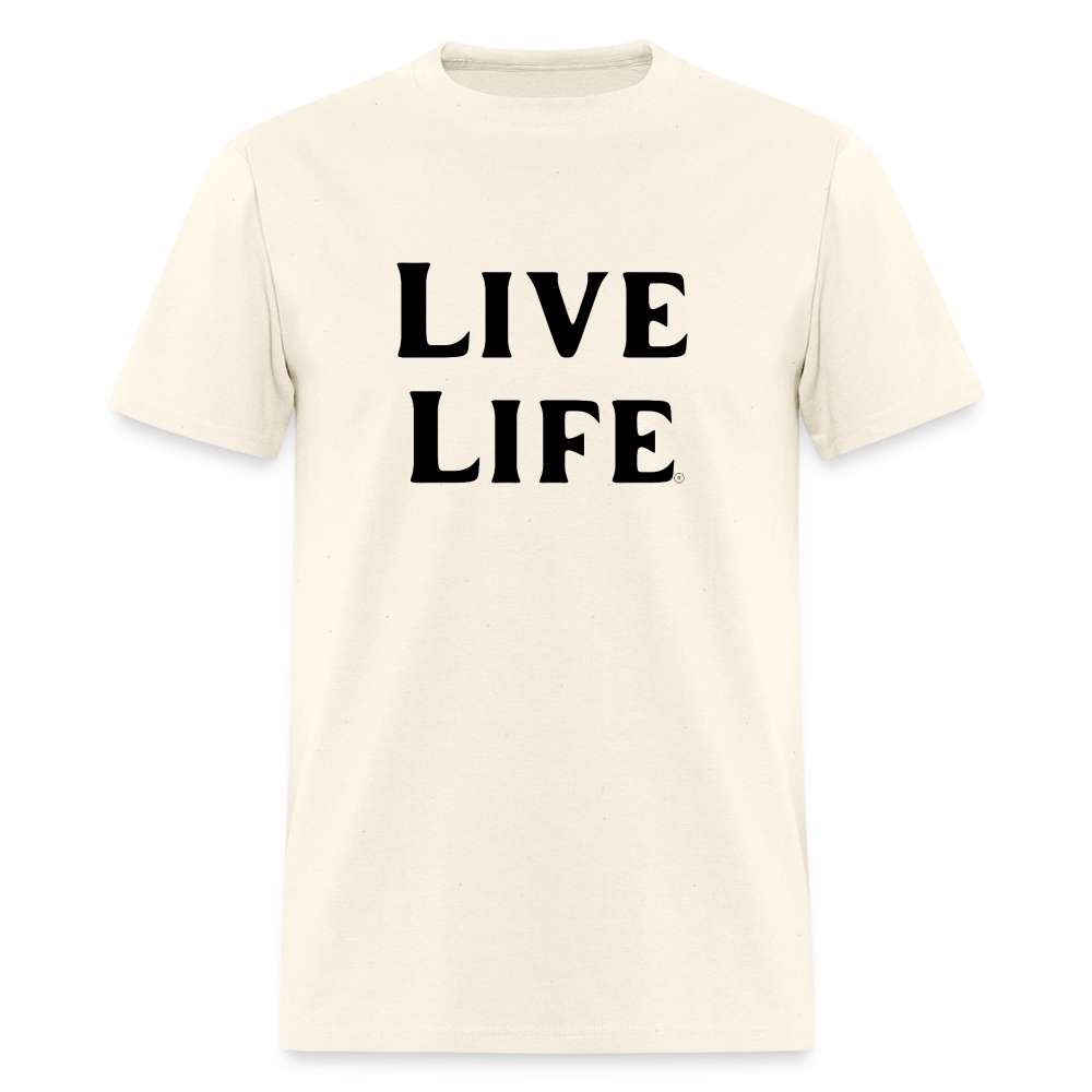 Live Life Men's T-Shirt | - sweet cream heather