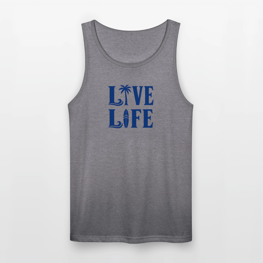 Unisex Tri-Blend Organic Tank - heather gray