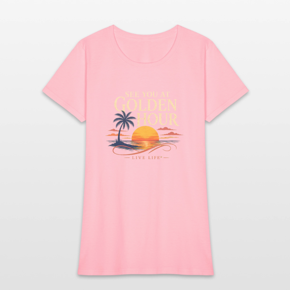 See you at Golden Hour T-shirt - pink