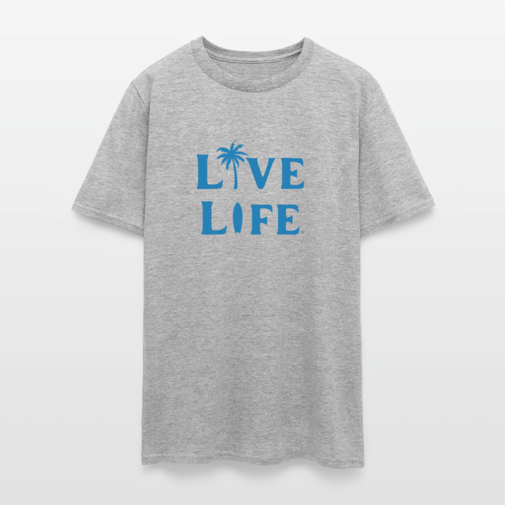 Live Life Coastal T-Shirt | - heather gray