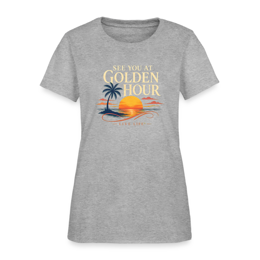 See you at Golden Hour T-shirt - heather gray