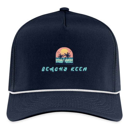 Beachy Keen Rope Cap - navy/white