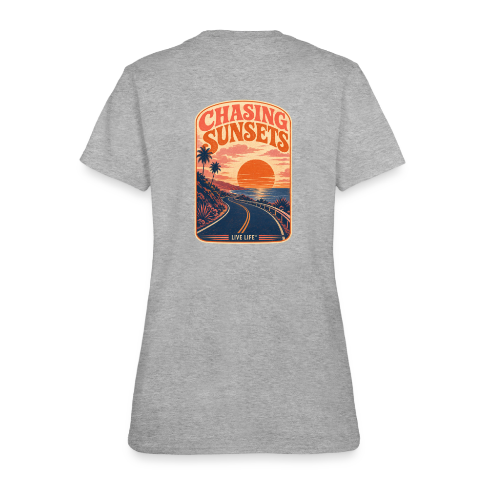 Never Miss a Sunset Women's T-shirt - heather gray