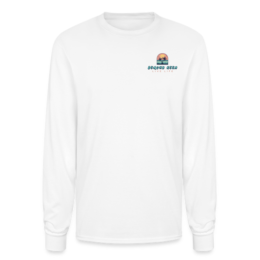 Beachy Keen Champion Unisex Long Sleeve T-Shirt - white