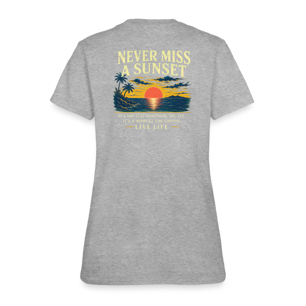 Sunset State of Mind Women's T-shirt - heather gray