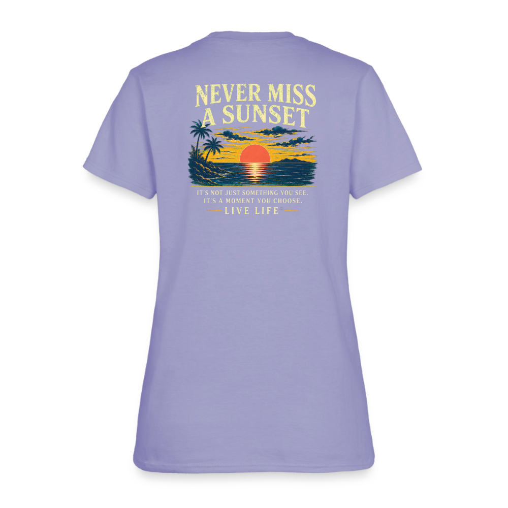 Sunset State of Mind Women's T-shirt - lavender