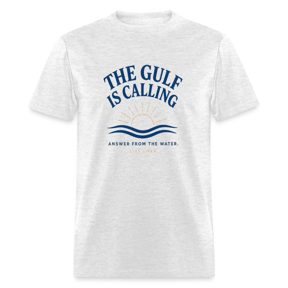 The Gulf is Calling - light heather gray