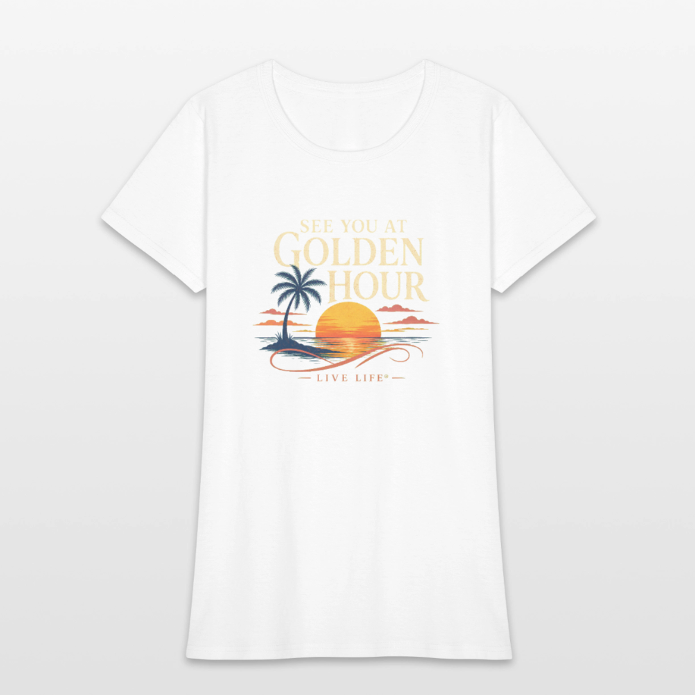 See you at Golden Hour T-shirt - white
