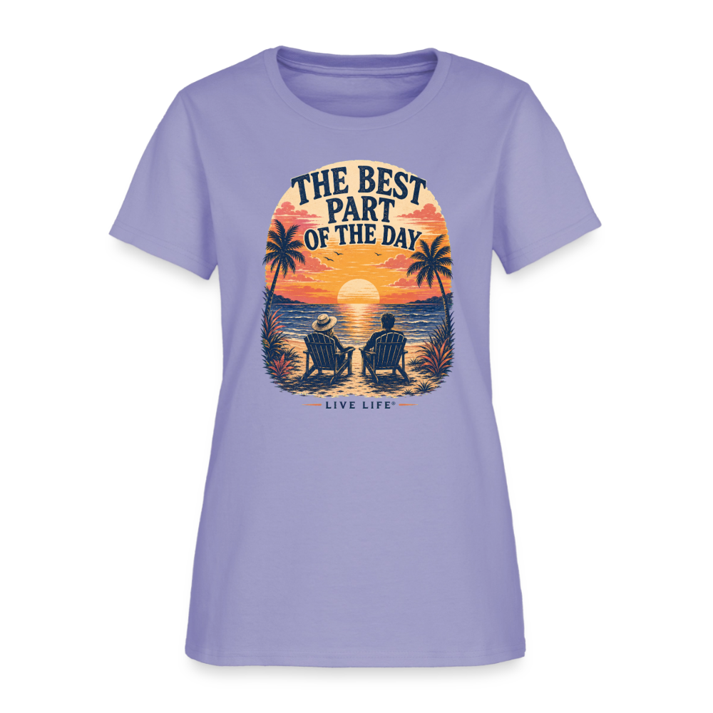 The best part of my Day!  Women's T-shirt - lavender