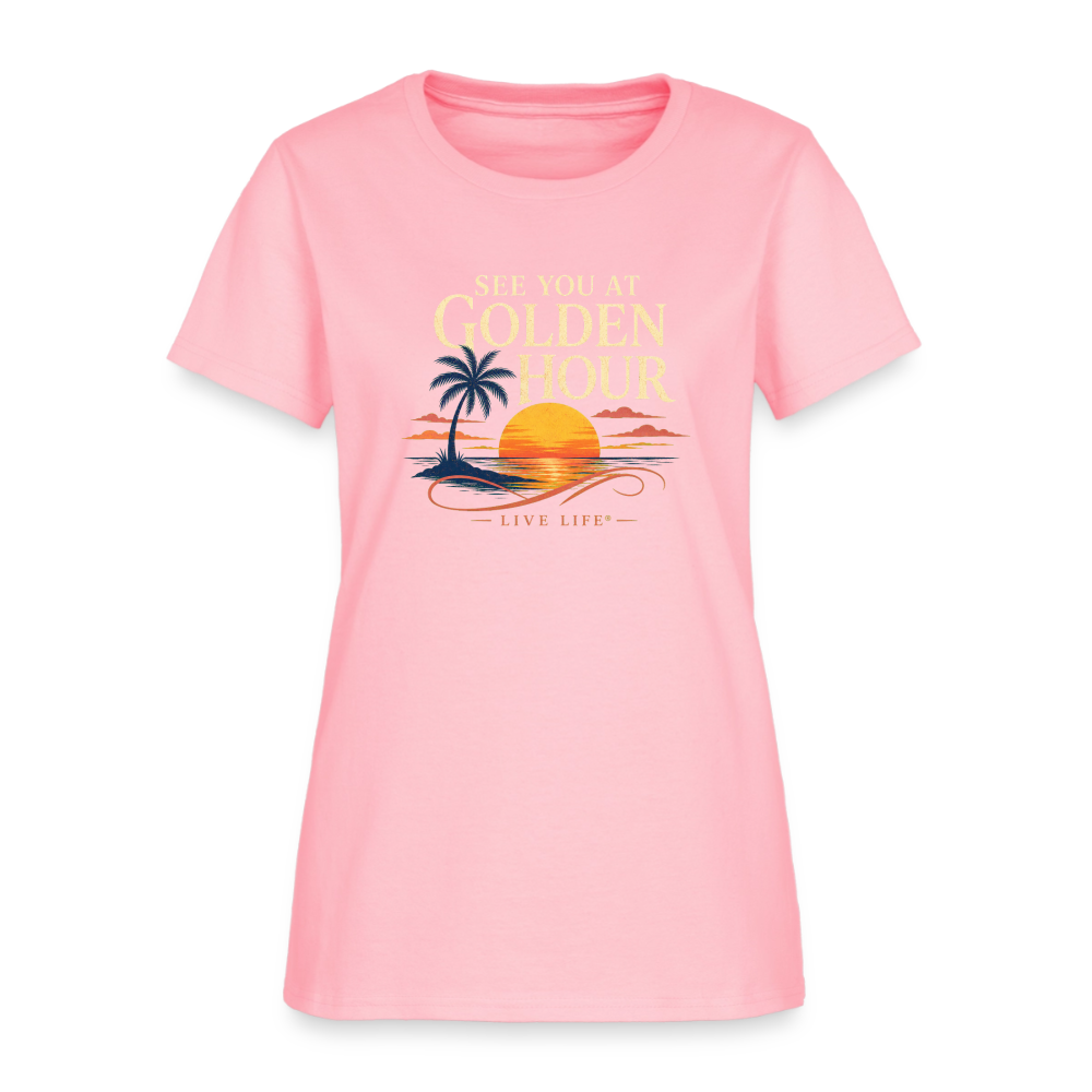 See you at Golden Hour T-shirt - pink
