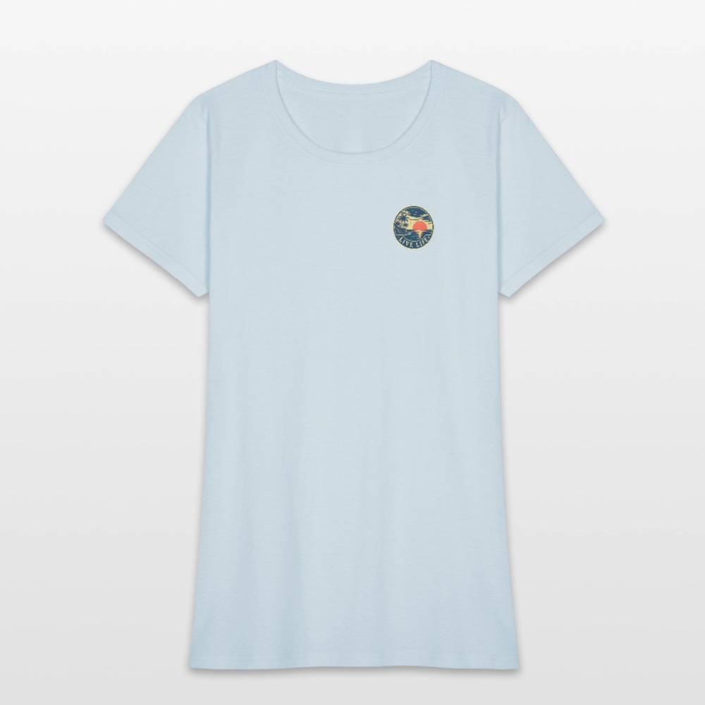 Never Miss a Sunset Women's T-shirt - light blue