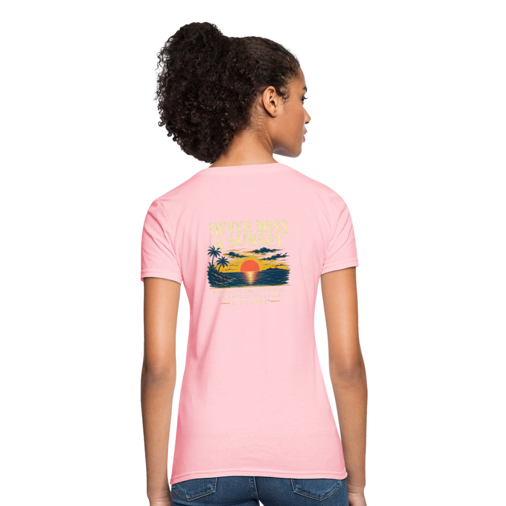 Sunset State of Mind Women's T-shirt - pink
