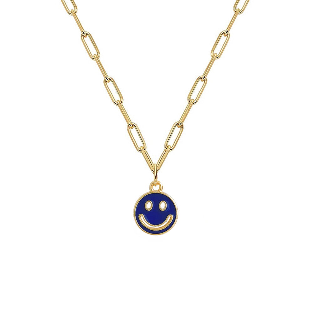 *Larissa's Collection* Beachy Keen Colorful Smiley Face Necklaces for Men and Women