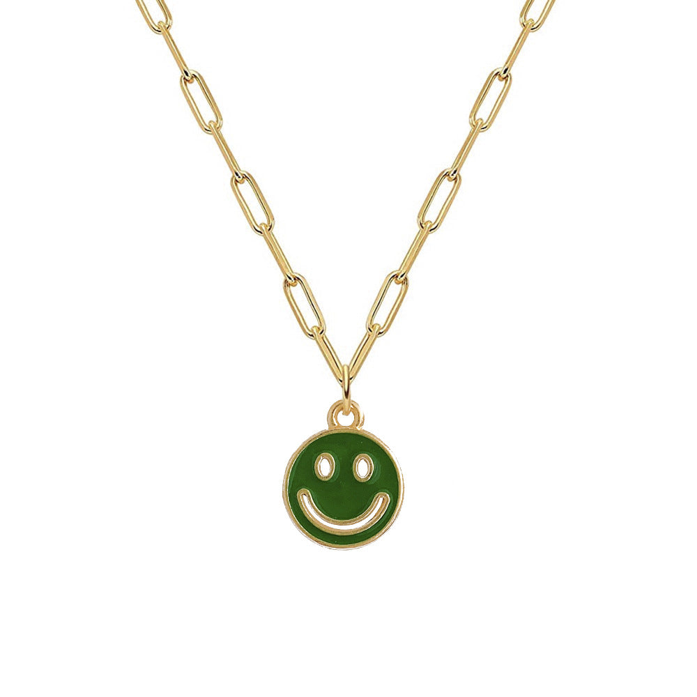 Smiley Charm Necklace – Pretti.Cool