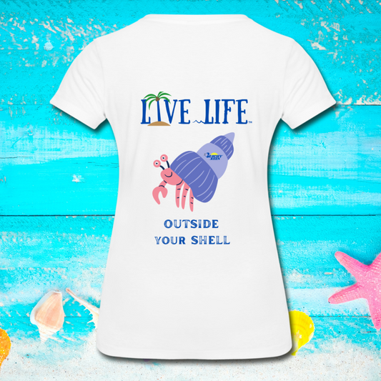 Live Life Outside Your Shell Premium Organic T-Shirt