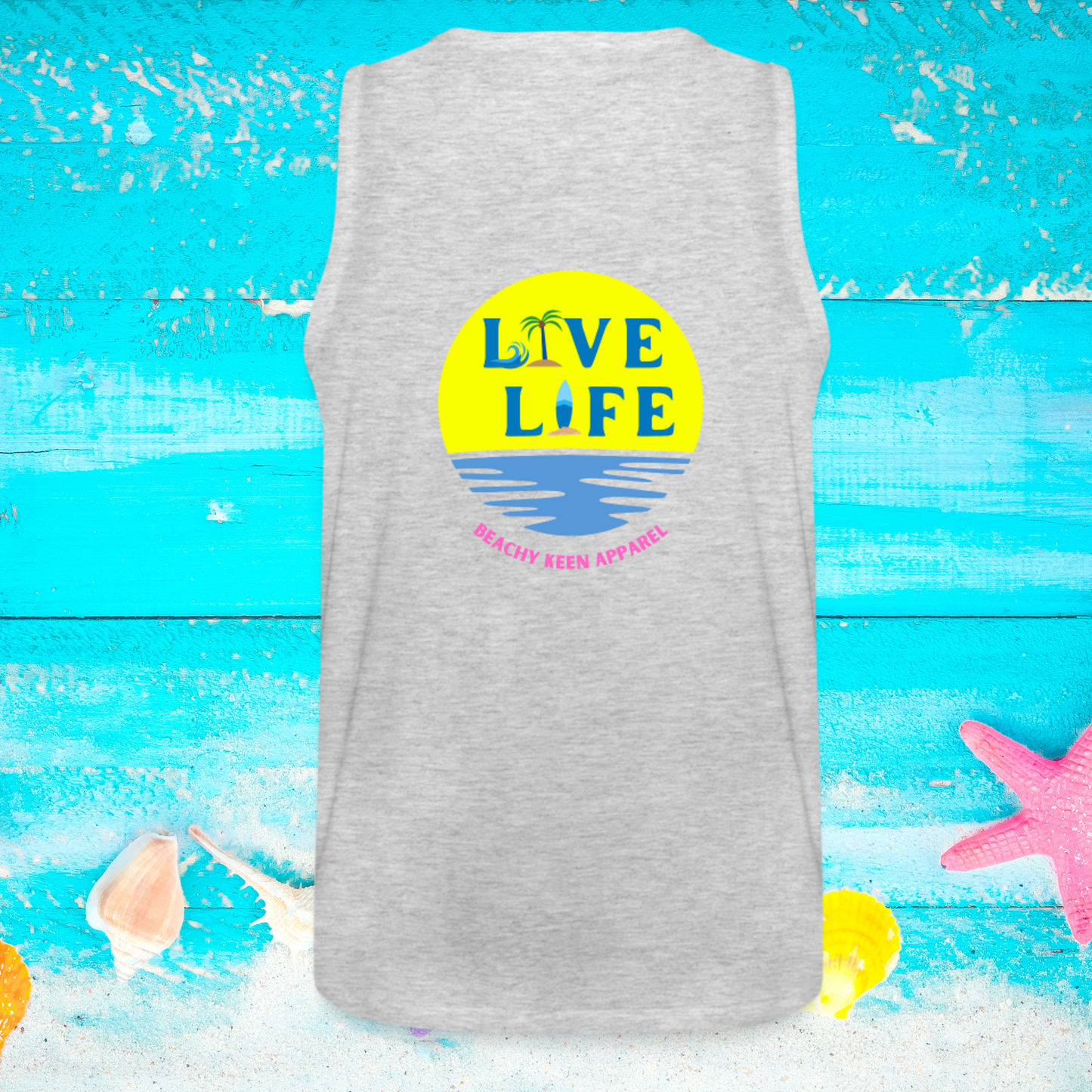 Men’s Live LIfe Sunset Premium Tank