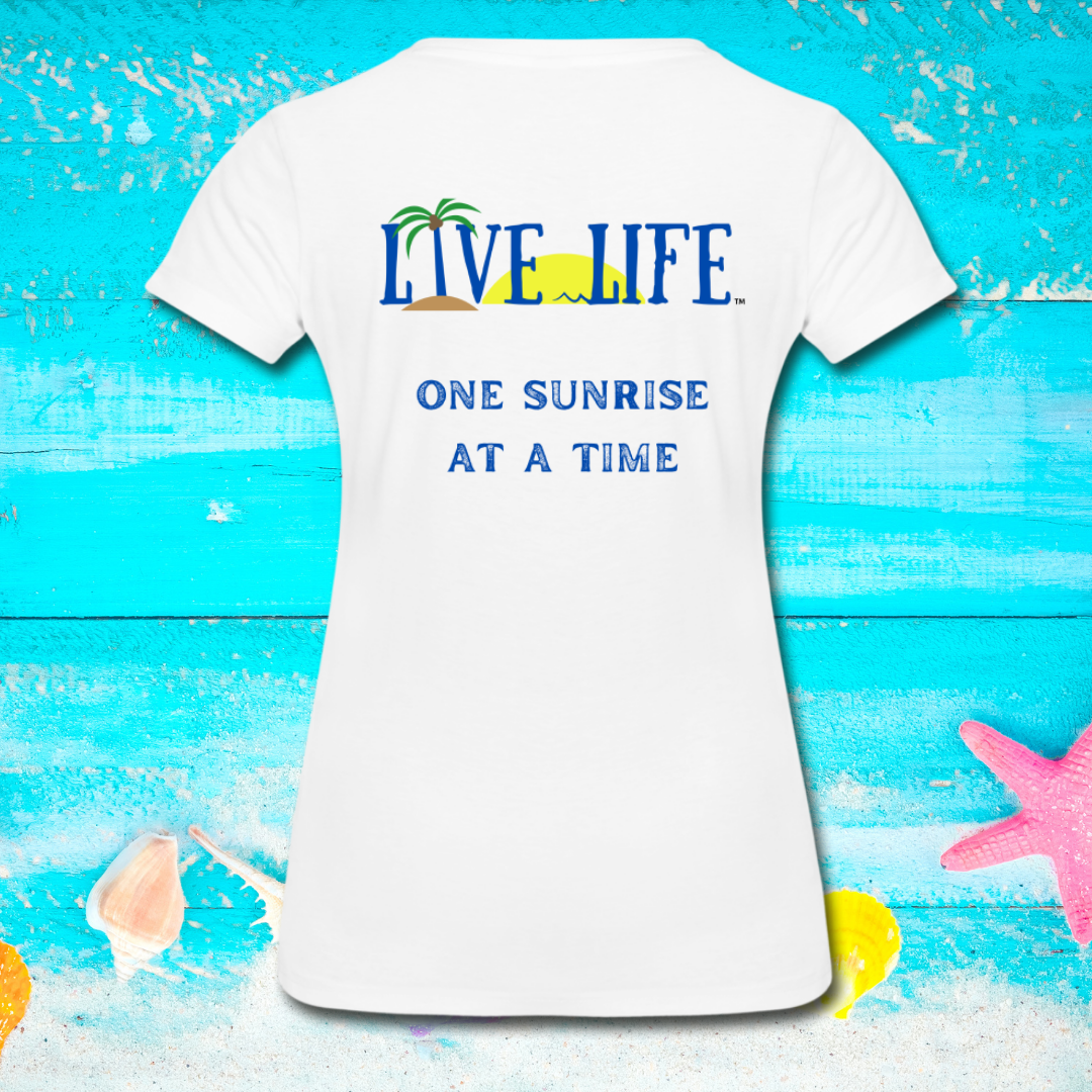 Women’s Premium One Sunrise at a time Organic T-Shirt