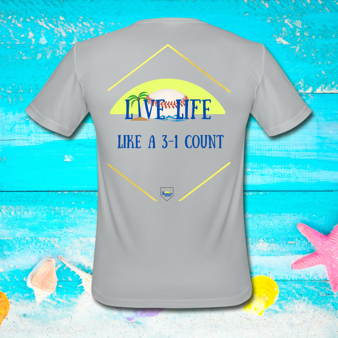 Men's Live Life Like a 3-1 count Moisture Wicking Performance T-Shirt