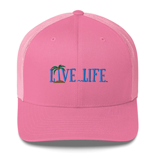 Live Life Snap Back Trucker Cap