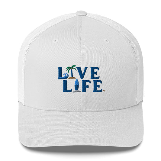 Live Life Snap Back Trucker Cap