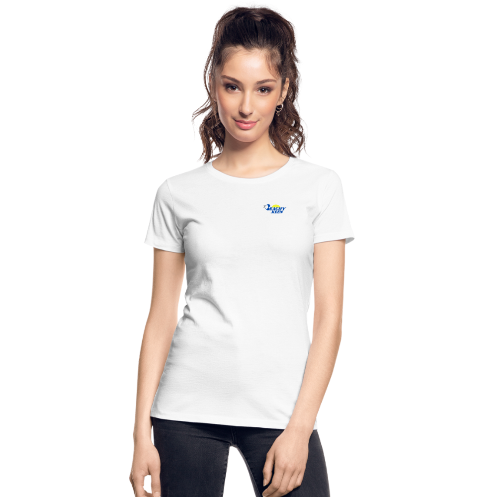 Women’s Sailboats and Sunsets Premium Organic T-Shirt - white