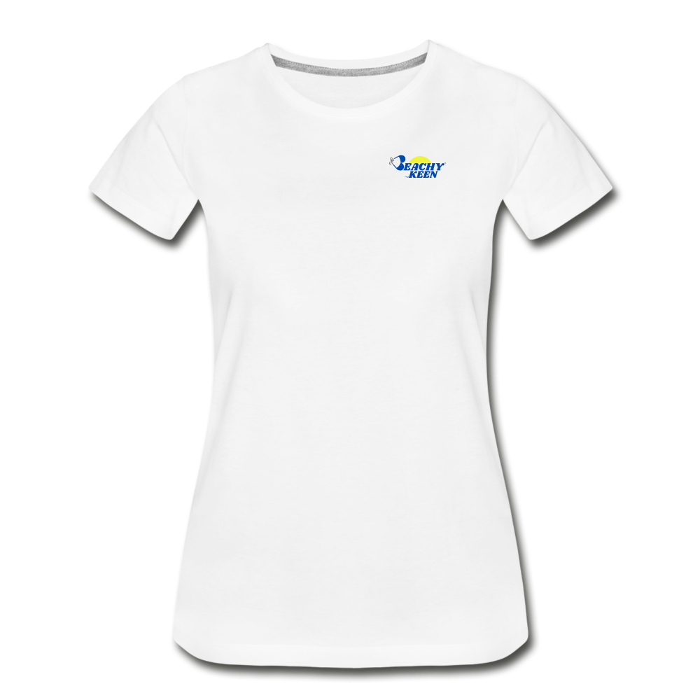 Women’s Sailboats and Sunsets Premium Organic T-Shirt - white