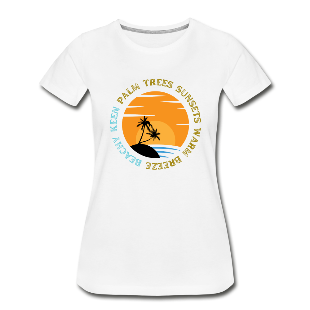 Women’s Premium Organic T-Shirt - white